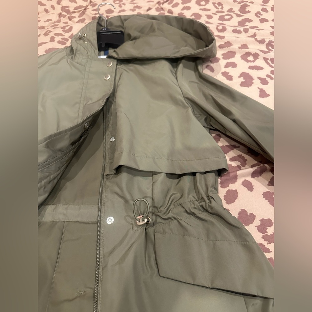 Cole Haan signature olive Khaki Women's Utility Jacket - Picture 8 of 17